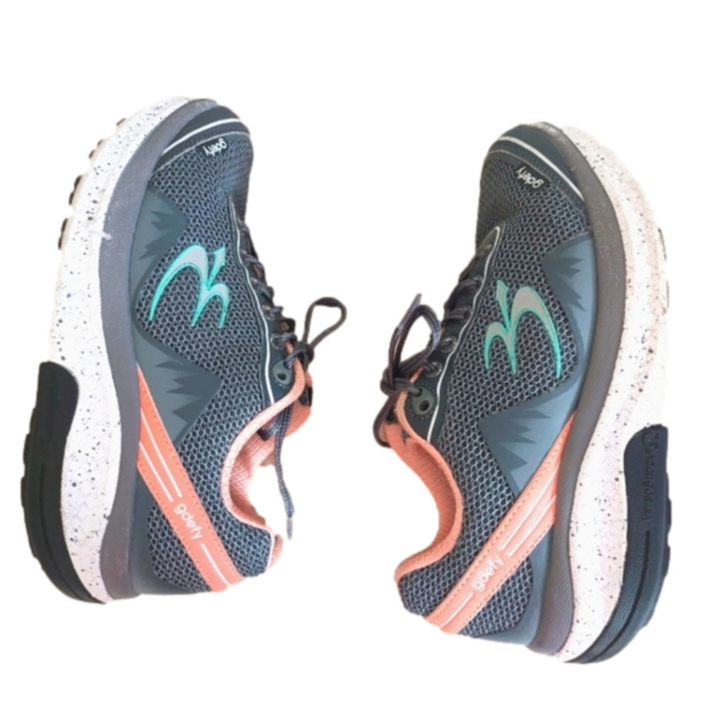 Gravity Defyer Gdefy Mighty Walk Athletic Walking Gravity Grey Peach sz.6.5 us - Picture 10 of 12